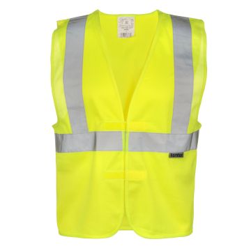 Gilet di Sicurezza in 100% poliestere con tre fasce riflettenti