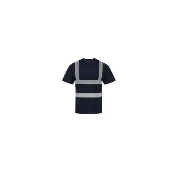 Tshirt KXPC blu navy ad  visibilità con fasce reflettenti