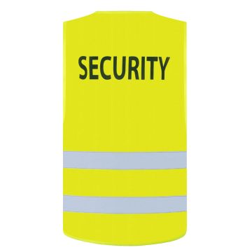 Gilet di sicurezza "Passau" con stampa Security con chiusura in velcro