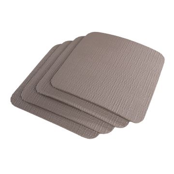 Sotto bicchieri 10 cm Linea Juta. Confezione da 4 pz