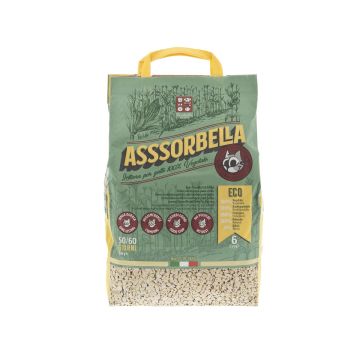 Lettiera per gatti Asssorbella vegetale lt. 6