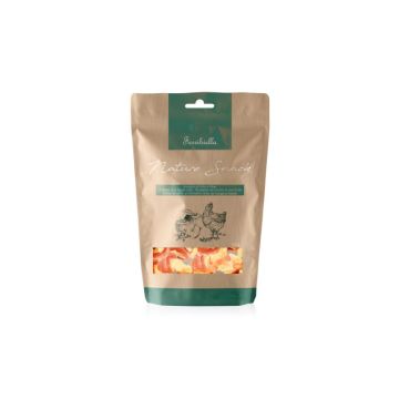 Nature Snack involtini di pollo e mela per cani 10 buste da 80 g cad