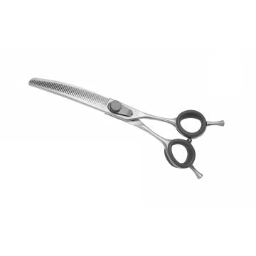 Forbice professionale dentata fine 16,5 cm in acciaio inox per cani e gatti