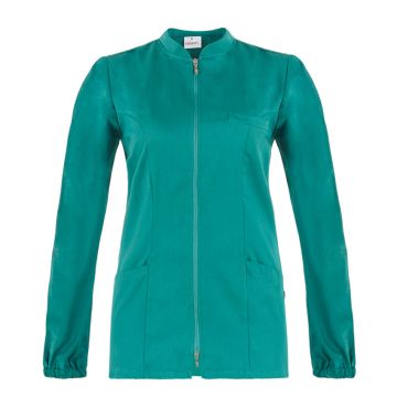 Casacca Alice chiusura con zip rovesciata 100% cotone