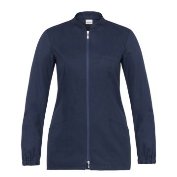Casacca Alice chiusura con zip rovesciata 100% cotone