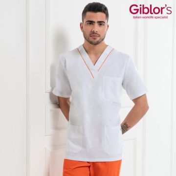Casacca Gary da uomo con scollo a V 100% cotone