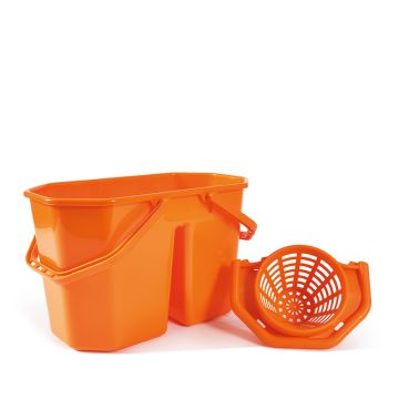 Secchio con strizzatore coll. Robusto - 2 vasche