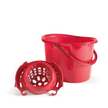 Secchio con strizzatore plastica collezione classico 15 lt