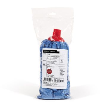 Mop Industriale pavimenti coll. Falcon - microfibra 200 gr. - rosso
