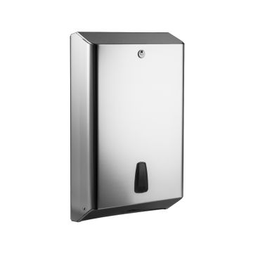Dispenser per carta asciugamani intercalata a C o Z Towelinox 800 Inox