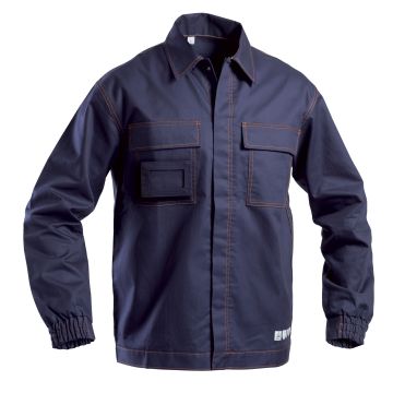 Giubbino  Ignifugo per saldatori (100% cotone ignifugato) con chiusura anteriore con bottoni automatici coperti