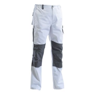 Pantalone Land di prima categoria, in 65% poliestere, 35% cotone Canvas, con piping  rinfrangente sulla gamba