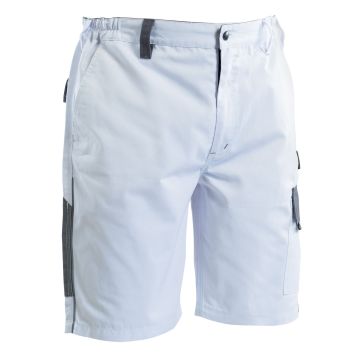 Bermuda Land di prima categoria, in 65% poliestere, 35% cotone Canvas, con piping  rinfrangente sulla gamba