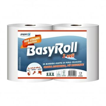 Bobina Basy Roll 800 strappi. 1 conf. da 2 rotoli