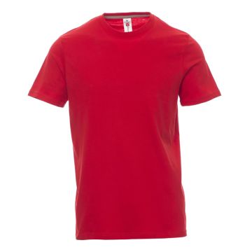 Tshirt da uomo SUNSET con colletto in costine misto spandex e maniche corte