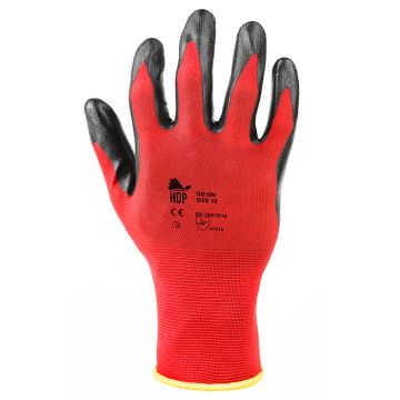 Guanto a filo continuo Smooth Nylon/Nitrile 13 gr. Confezione da 12 paia