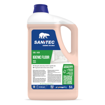 Detergente pavimenti Igienic Floor 5 L - profumo pesca e gelsomino conf. da 2 pz