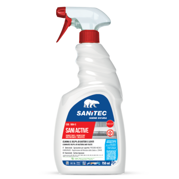 Disinfettante sgrassatore sani active 750 ml conf. da 6 pz