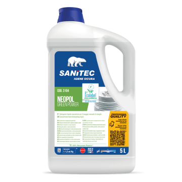 Detergente Green Power Piatti 5 Litri non profumato conf. da 2 pz
