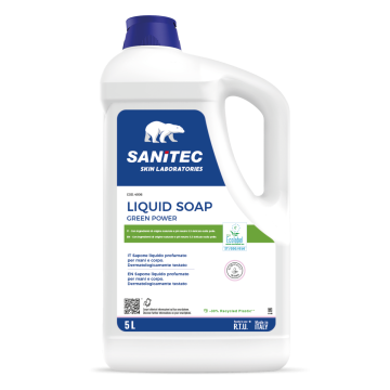 Sapone liquido mani Green Power 5 l - profumo neutro con da 2 pz