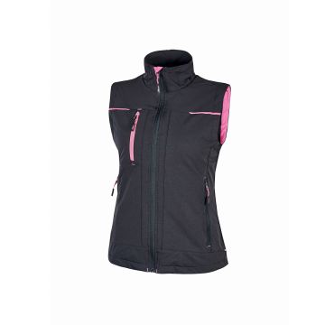 Gilet in tessuto U-4 (U-Power 4 way stretch), modello Saturn Lady, dotato di due tasche frontali