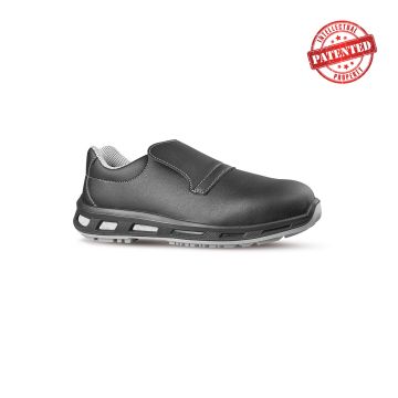 Scarpe antinfortunistiche, Noir della Linea Red Lion, totalmente "Metal free", bianche senza stringhe con tomaia New safety dry