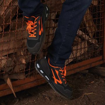 Scarpe antinfortunistiche, RedLion  Orange, basse, leggere e comode con suola PU/PU infinergy
