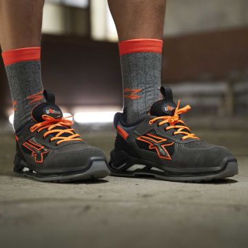 Scarpe antinfortunistiche Ryder,basse, leggere e comode U-Power della linea Red 360, con tomaia in nylon ultra traspiranti