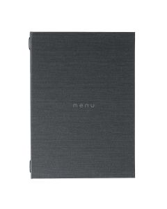 Porta Menu ITALY A4 (23,2x32 cm) cornicetta (4 facciate) scritta menu bassorilievo