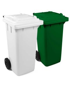 Contenitore in polietilene con coperchio 120 lt