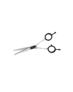 Forbice professionale dritta con punta arrotondata in acciaio inox per cani e gatti
