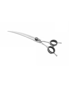 Forbice professionale curva 20 cm in acciaio inox per cani e gatti