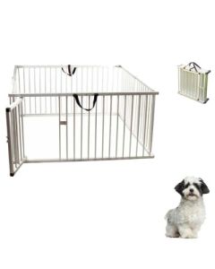 Recinto per Cani Quadrato Pieghevole