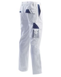 Pantalone Colorificio Top di prima categoria, in 100% cotone massua drill, con chiusura della patta con cerniera