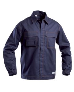 Giubbino Ignifugo per saldatori (100% cotone ignifugato) con chiusura anteriore con bottoni automatici coperti
