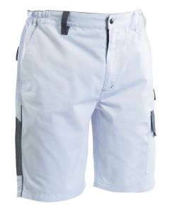 Bermuda Land di prima categoria, in 65% poliestere, 35% cotone Canvas, con piping rinfrangente sulla gamba