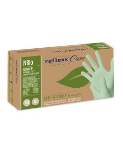 Guanti in nitrile senza polvere Reflexx NBio - gr. 3,5