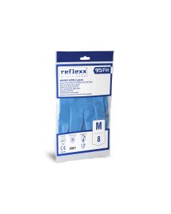 Guanti riutilizzabili in nitrile blu Reflexx 95 - gr. 44