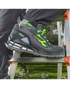 Scarpe antinfortunistiche Egon dalla Linea Red Premium,comode e basse con tomaia in nylon traspirante e microfibra scamosciata