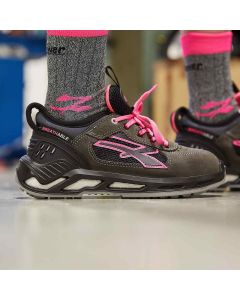 Scarpe antinfortunistiche Kate, basse, leggere e comode U-Power della linea Red 360, con tomaia in nylon ultra traspiranti