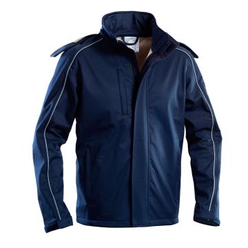Softshell a 3 strati,Multiprotezione Pentavalente  con cappuccio staccabile e chiusura centrale con zip